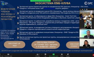 Состоялось первое заседание национального ESG клуба Казахстана.